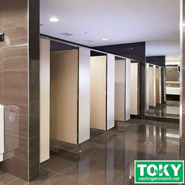 Công trình vách ngăn vệ sinh Compact tại chung cư Tecco Tứ Hiệp