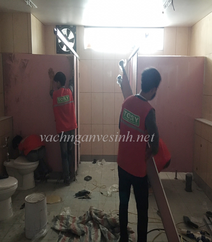 Biện pháp thi công vách ngăn vệ sinh khoa học đạt thẩm mỹ