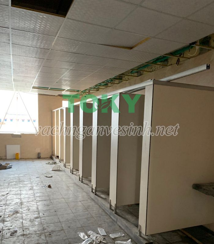 Vách ngăn nhà tắm chịu nước tại ký túc xá BUJEON