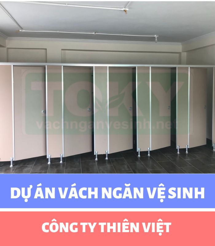 Dự án vách ngăn vệ sinh tại Công ty Thiên Việt