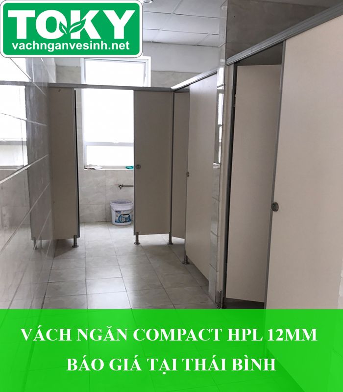Đại lý vách ngăn vệ sinh compact hpl 12mm Thái Bình