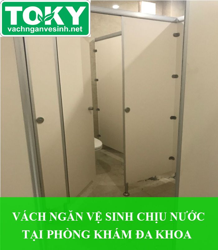 Dự án vách ngăn vệ sinh chịu nước tại phòng khám đa khoa Điện Biên Phủ