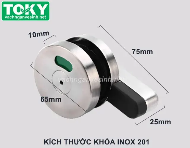 Phụ kiện khóa vách ngăn vệ sinh inox 201 RELI-KH