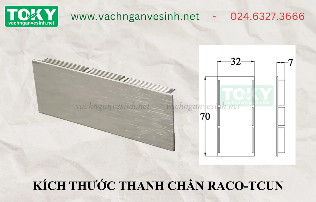 Phụ kiện thanh chắn ủng nhôm