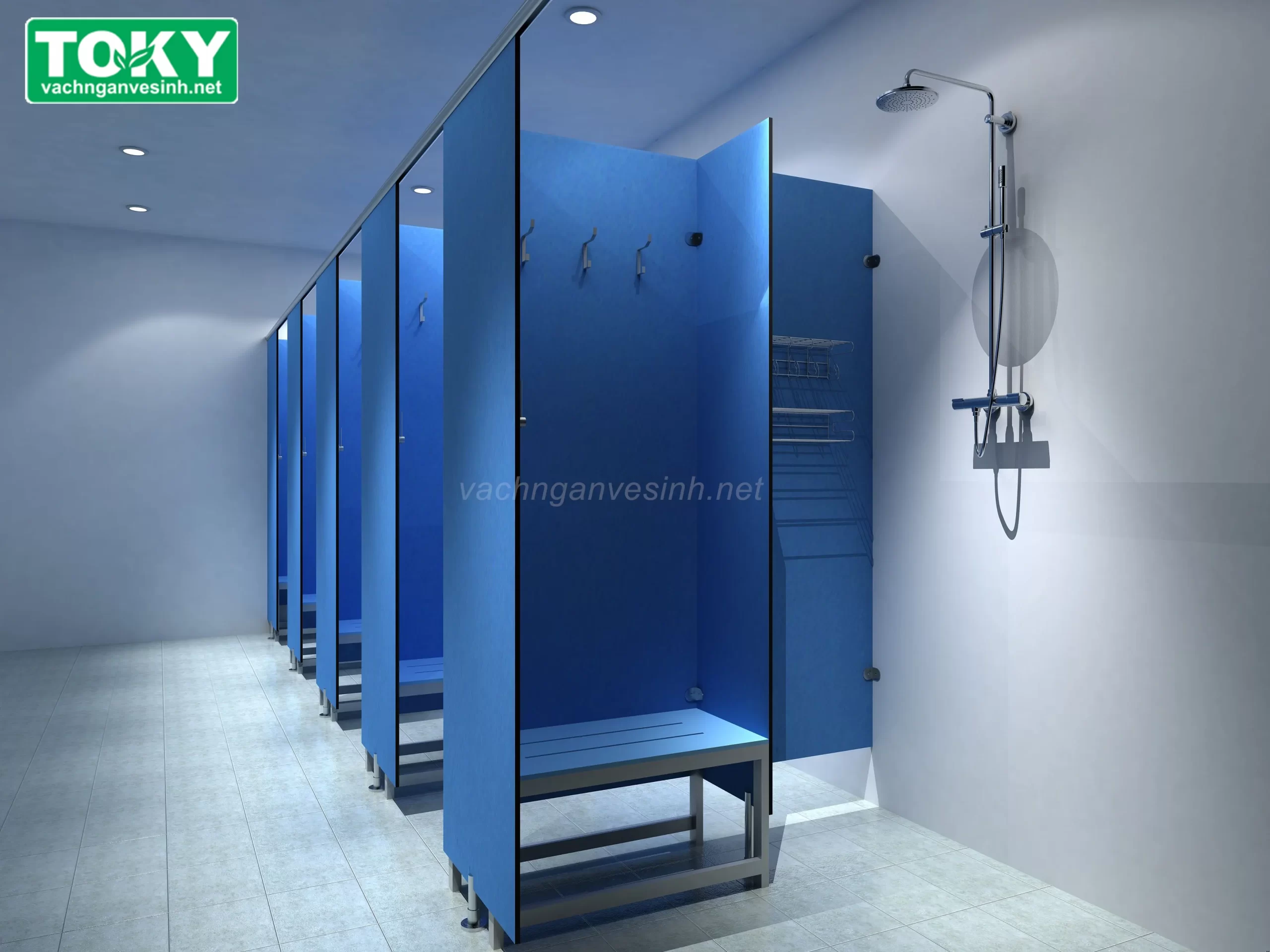 Lợi ích của vách ngăn phòng tắm bằng nhựa