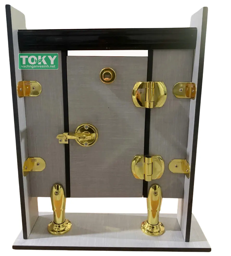 Mô hình vách ngăn vệ sinh compact hpl, PK TK01 vàng