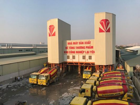 nhà máy sản xuất bê tông thương phẩm khu công nghiệp lại yên