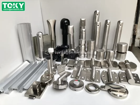 Các loại phụ kiện vách ngăn vệ sinh Compact hpl đồng bộ - Lời khuyên từ chuyên gia