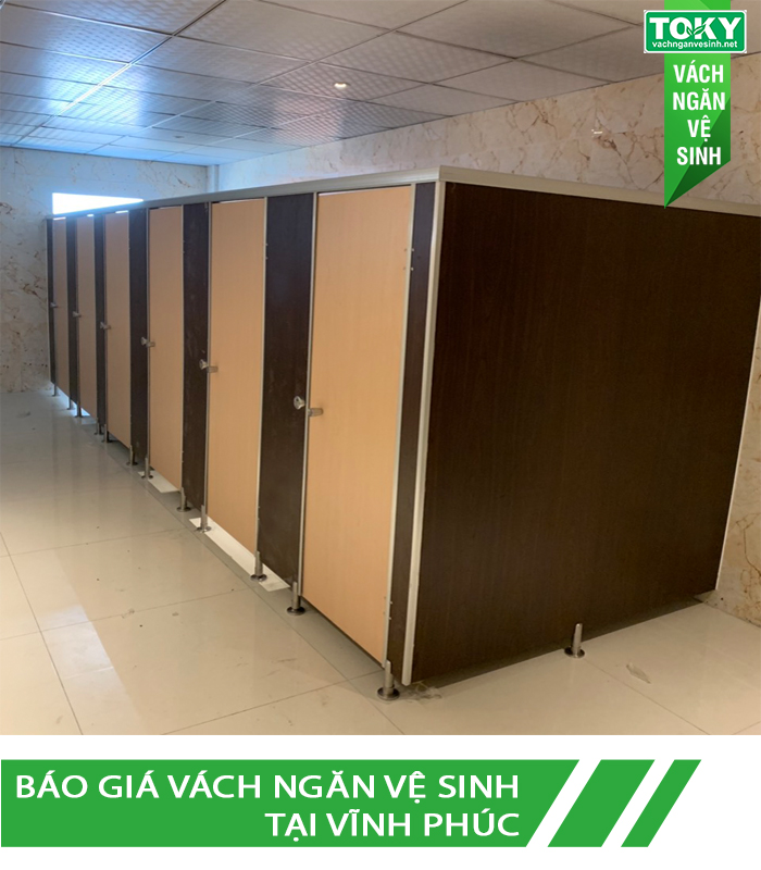 Đa Lợi thi công 300m2 vách ngăn vệ sinh compact tại Việt Long