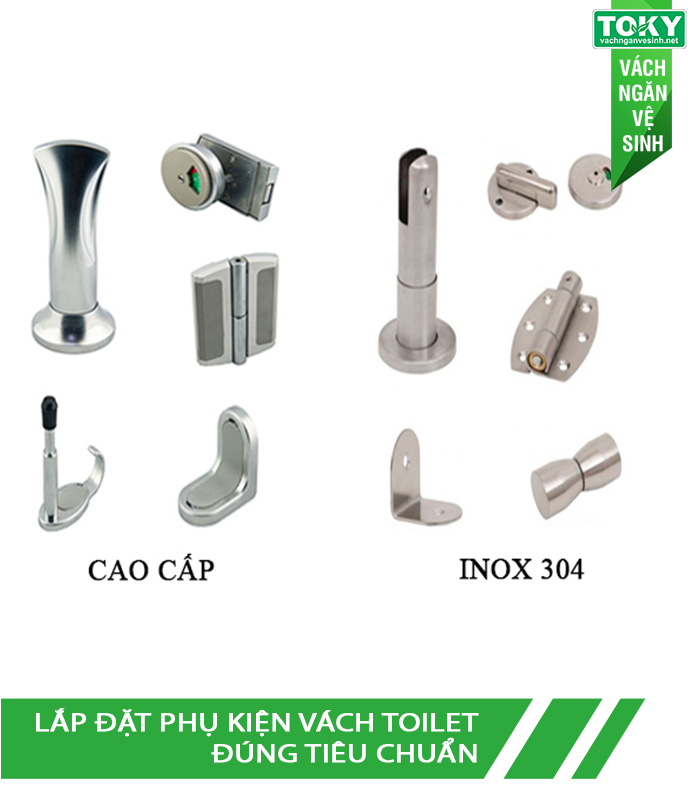 Tư vấn lắp đặt phụ kiện vách ngăn vệ sinh đúng kỹ thuật
