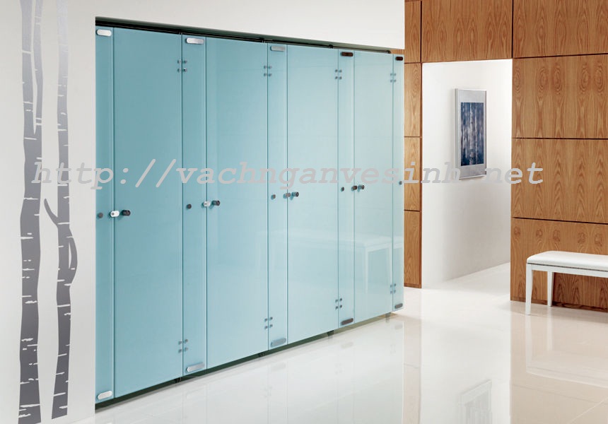 Vách ngăn nhà vệ sinh đẹp hiện đại