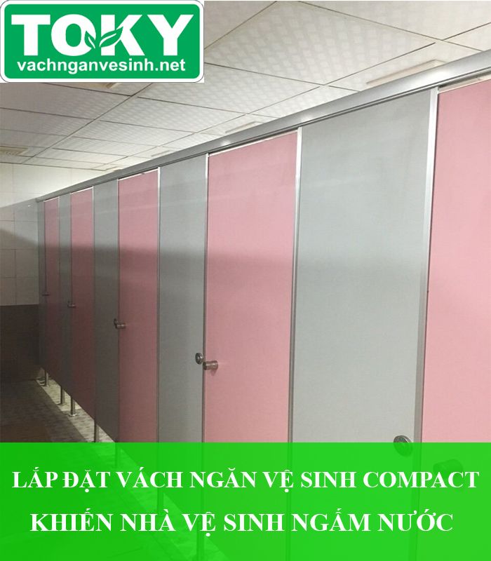 Vách ngăn vệ sinh compact khiến wc bị thấm nước có đúng không?