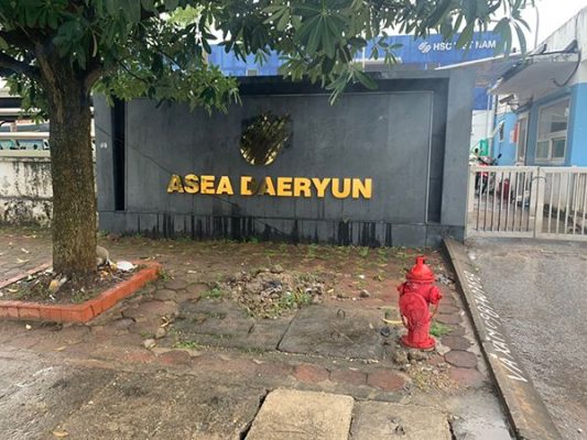Nhà máy asea daeryun - KCN Điềm Thụy