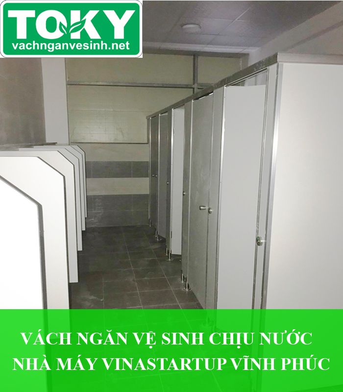 Đa Lợi hoàn thiện 535 m2 vách ngăn vệ sinh nhà máy vinastartup Vĩnh Phúc