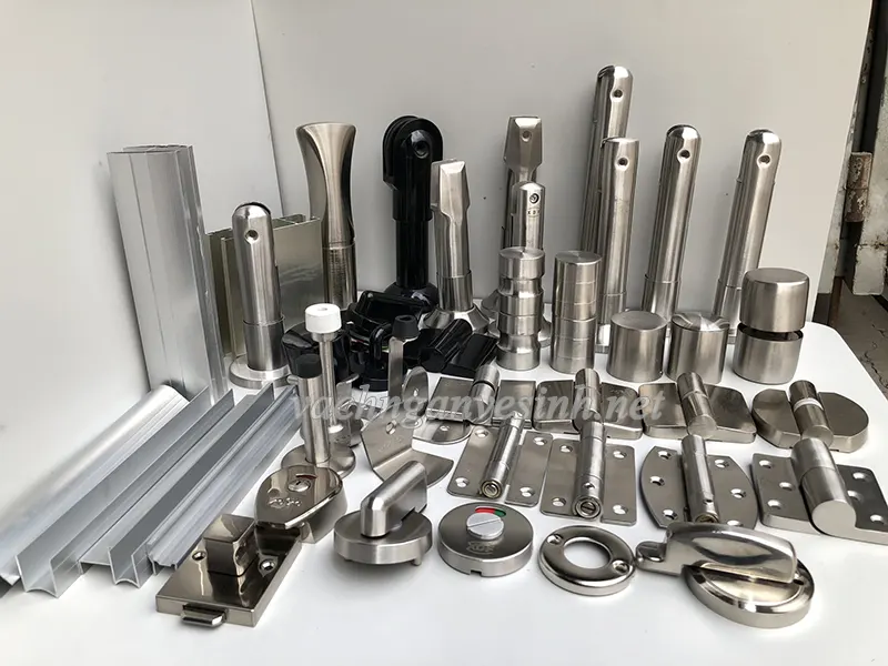 Tổng kho đại lý tấm vách ngăn vệ sinh Compact, MFC và phụ kiện Inox