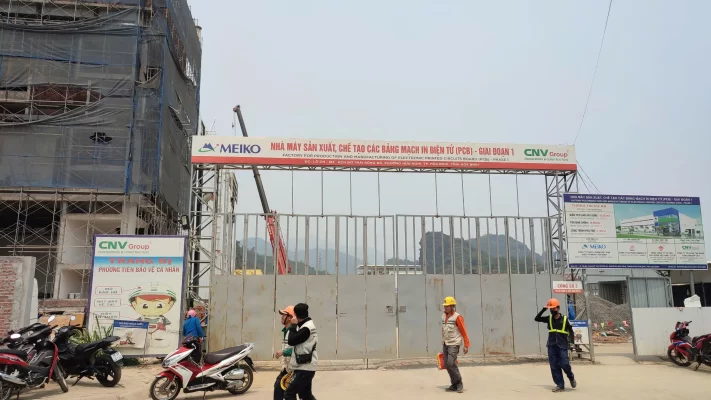Dự án 400m2 thi công vách ngăn vệ sinh cho nhà máy Meiko