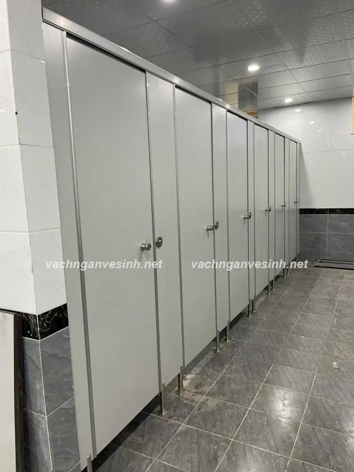 Mặt bằng lắp đặt Vách ngăn vệ sinh Compact HPL tại Trường Đại học Kỹ thuật - Hậu cần CAND