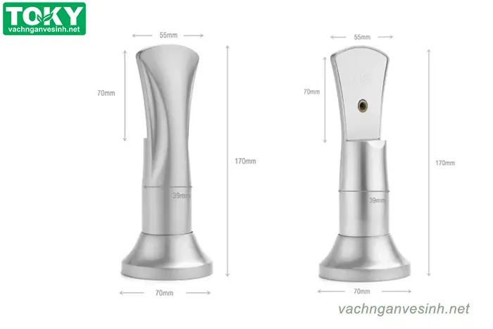 Phụ kiện chân đỡ vách ngăn vệ sinh cao cấp TOKY-C