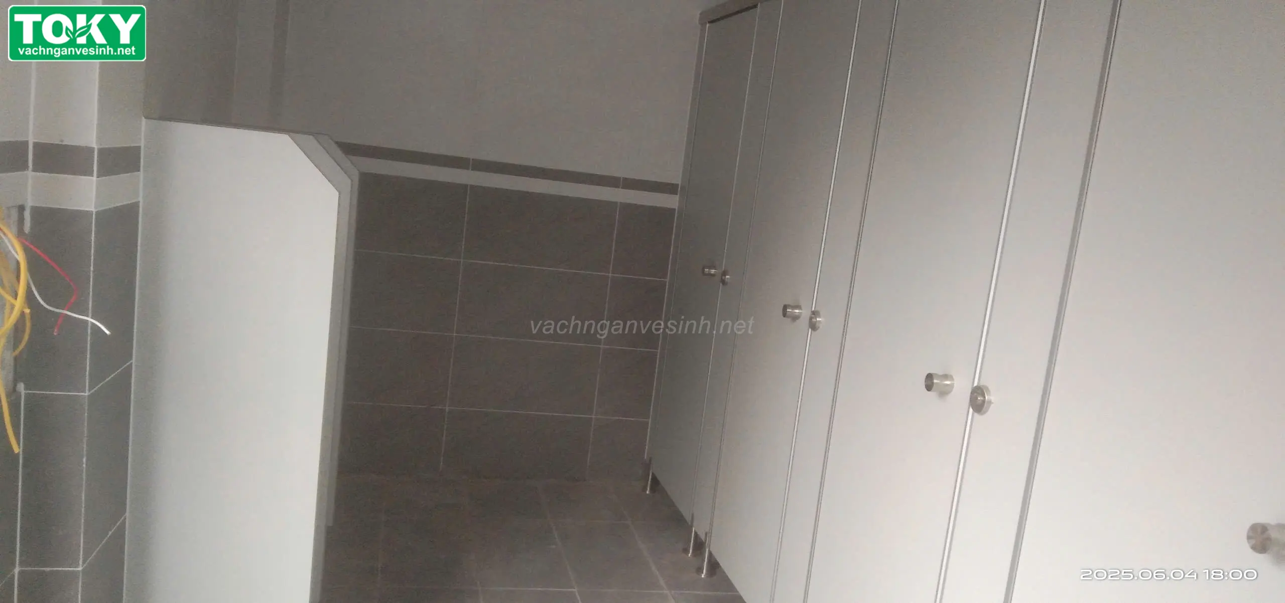 Dự án 150m2 vách ngăn vệ sinh cho nhà máy Z176 Hưng Yên