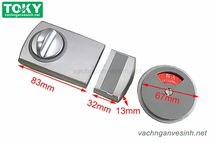 Phụ kiện khóa vách ngăn vệ sinh TOKY-KH
