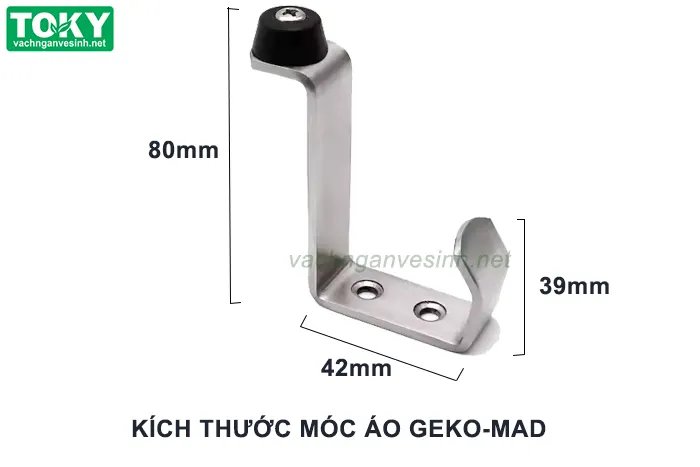Phụ kiện vách ngăn vệ sinh inox 304 GEKO-MAD