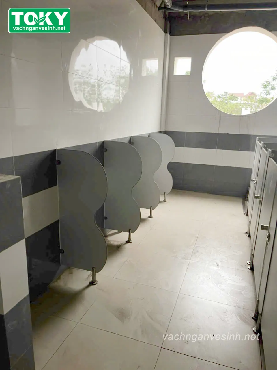 Bộ sưu tập vách ngăn vệ sinh tiểu nam Compact bền, đẹp, rẻ từ thực tế