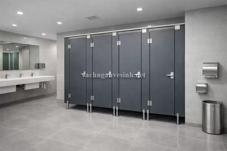 Tại sao giá vách ngăn vệ sinh compact HPL lại có sự chênh lệch giữa các đơn vị thi công?