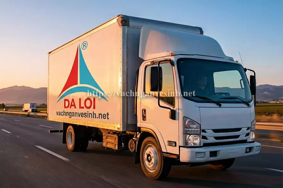 Quy trình vận chuyển vách ngăn vệ sinh Compact HPL đi các tỉnh xa