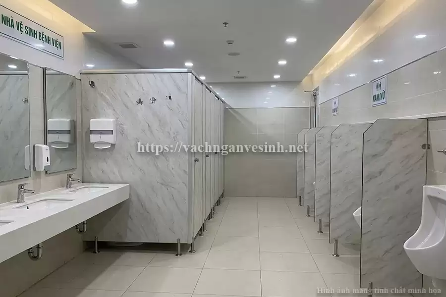 Vách ngăn vệ sinh compact chống ẩm – giải pháp cho môi trường ướt