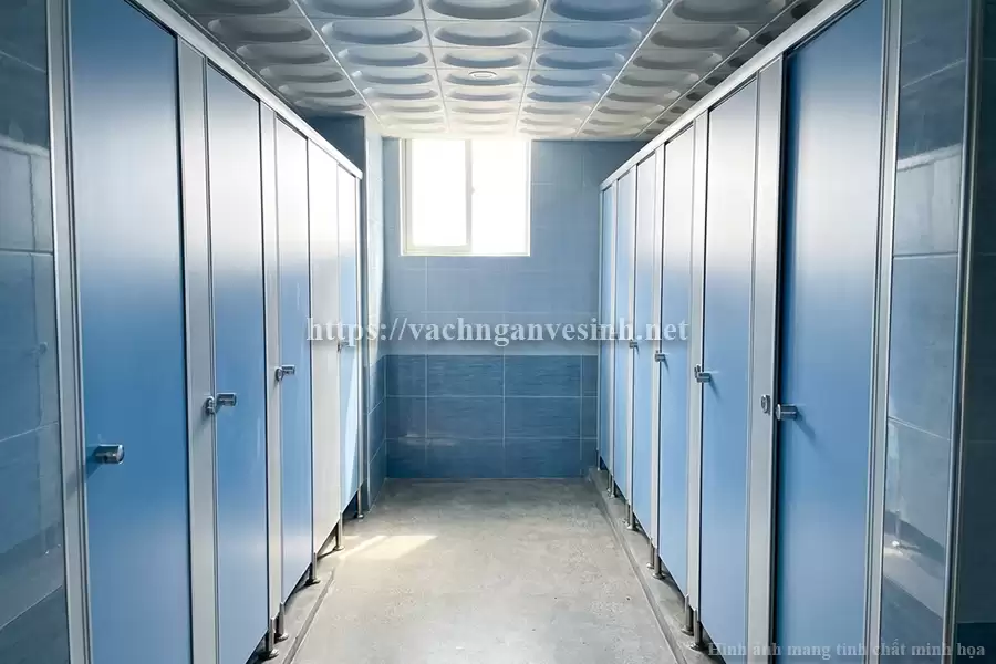 Giải pháp thi công vách ngăn vệ sinh compact chống cháy chịu lực tiêu chuẩn tại DALOI
