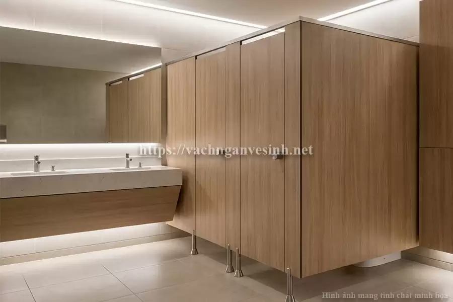 Tiêu chuẩn vật tư cho một hệ vách ngăn vệ sinh cao cấp