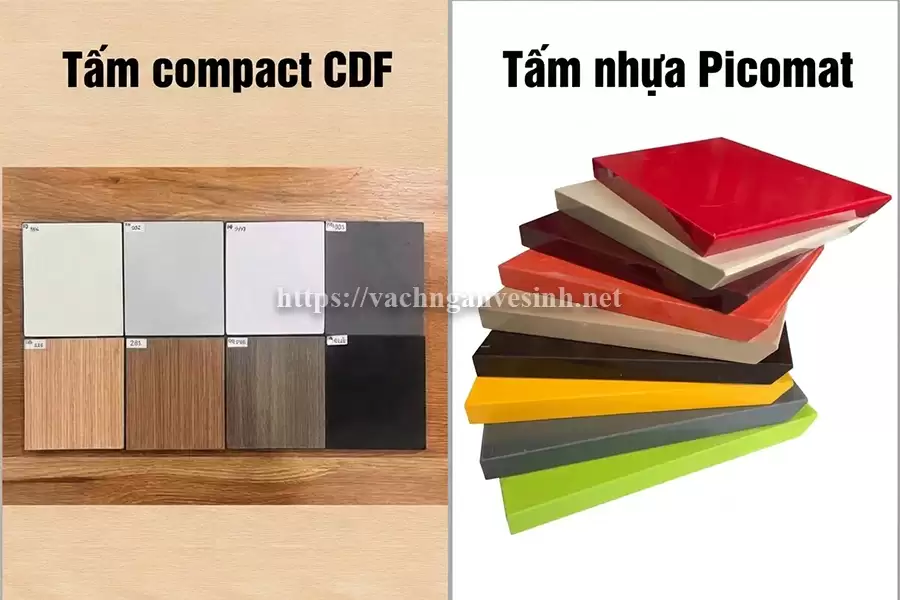 So sánh tấm compact CDF với tấm nhựa Picomat – lựa chọn nào tối ưu cho công trình?